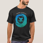 Gone Coastal Nautical Wal Schwanz Waves - T-Shirt (Vorderseite)