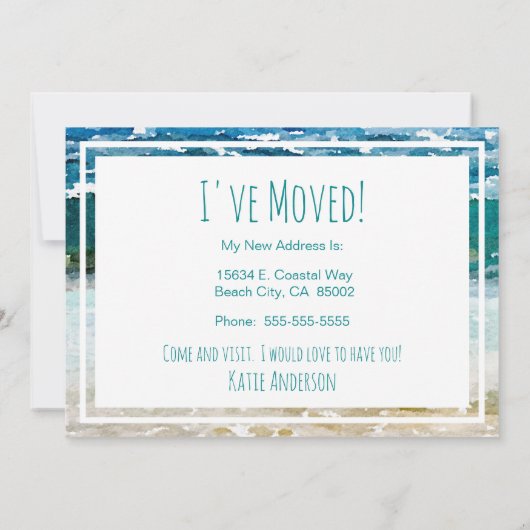 Gone Coastal New Zuhause Wave Ankündigung (Rückseite)