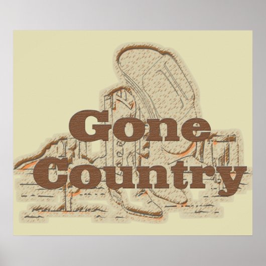 Gone Country...Poster drucken Poster (Vorne)