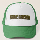 Gone Duckin Truckerkappe (Vorderseite)