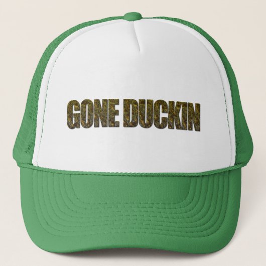 Gone Duckin Truckerkappe (Vorderseite)