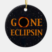 GONE ECLIPSIN Solar Eclipse Keramikornament (Vorne)