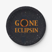 GONE ECLIPSIN Solar Eclipse Pappteller (Vorderseite)