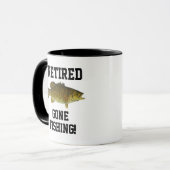 Gone Fischen Kleinmund Bass Sport Tasse (Vorderseite Links)