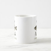 Gone Fish Bass Fish Modern Fisherman Coffee Kaffeetasse (Mittel)