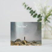 Gone fish' postkarte (Stehend Vorderseite)