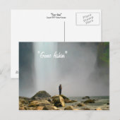 Gone fish' postkarte (Vorne/Hinten)