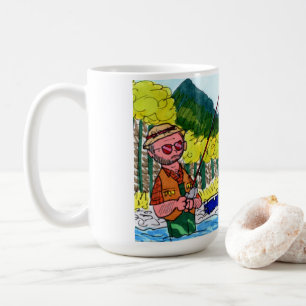 Gone Fishin" - Donald Smithfield 15oz Tasse