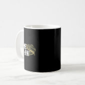 Gone Fishin Funny Largemouth B Angelgeschenk für F Kaffeetasse (Vorderseite Links)