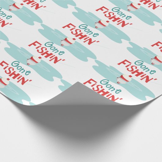 Gone Fishin' Geschenkpapier (Ecke)