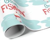 Gone Fishin' Geschenkpapier (Rolleneckpunkt)