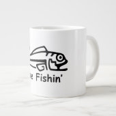Gone Fishin' Jumbo-Tasse (Vorderseite Rechts)