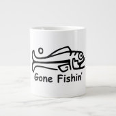 Gone Fishin' Jumbo-Tasse (Vorderseite)
