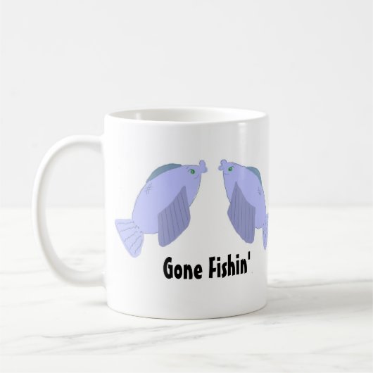 Gone Fishin' Kaffeetasse (Links)