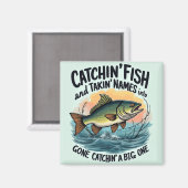 Gone Fishin Magnet (Vorderseite/Rückseite)
