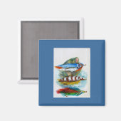 Gone Fishin Magnet (Vorderseite/Rückseite)