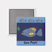 Gone Fishin'-Magnet Magnet (Vorderseite/Rückseite)