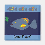 Gone Fishin'-Magnet Magnet (Vorne)