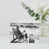 Gone Fishin' Postkarte (Stehend Vorderseite)