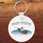 Gone Fishin' Schlüsselanhänger (Vorderseite)