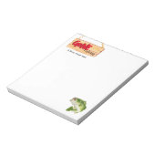 Gone Fishing 5.5" x 6" Notepad - 40 Seiten Notizblock (Rotiert)