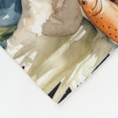 "GONE FISHING" BLANKET FÜR KINDER FLEECEDECKE (Ecke)