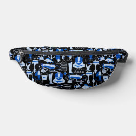 Gone Fishing Blue Bauchtasche