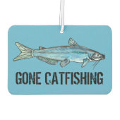Gone Fishing Blue Catfish Autolufterfrischer (Rückseite)