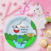 Gone Fishing Boys Geburtstagsparty Pappteller (Party)