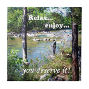Gone Fishing Card Fliese