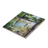 Gone Fishing Card Fliese (Seite)