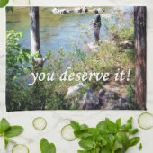 Gone Fishing Card Handtuch (Gefaltet)