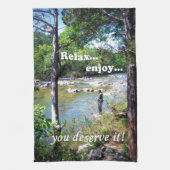 Gone Fishing Card Handtuch (Vertikal)