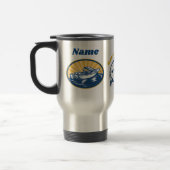 Gone Fishing Coffee Mug Personalisiert Reisebecher (Links)