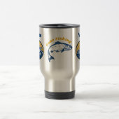 Gone Fishing Coffee Mug Personalisiert Reisebecher (Mittel)
