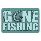 GONE FISHING Custom Magnet (Horizontal)