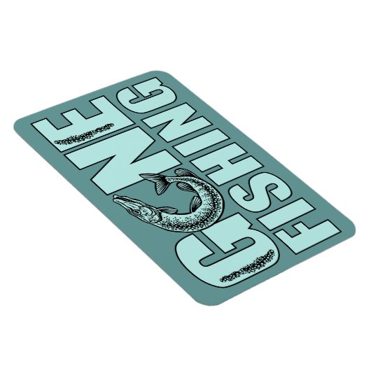 GONE FISHING Custom Magnet (Rechte Seite)