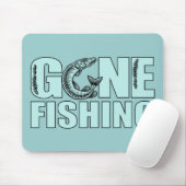 GONE FISHING Custom Mousepad (Mit Mouse)