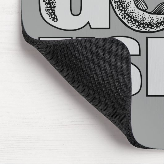 GONE FISHING Custom Mousepad (Ecke)
