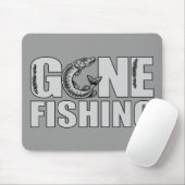GONE FISHING Custom Mousepad (Mit Mouse)