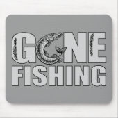 GONE FISHING Custom Mousepad (Vorne)