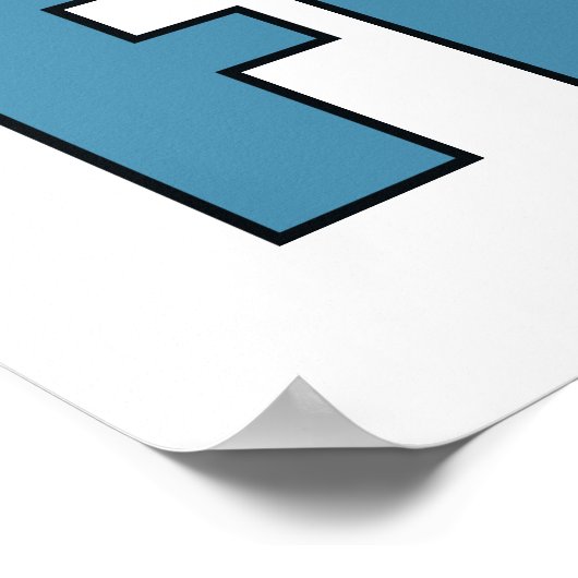 GONE FISHING Custom Poster (Ecke)