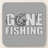 GONE FISHING Custom Untersetzer (Vorderseite)