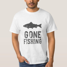 Gone Fishing Design T-Shirt