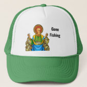 Gone Fishing (Einzelheiten St. Andrew) Truckerkappe (Vorderseite)