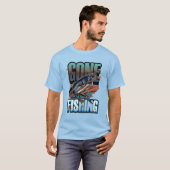Gone Fishing - Fett Anglers Escape Graphic T-Shirt (Vorne ganz)