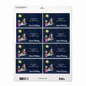 Gone Fishing Fish Fisherman Labels (Vorne)