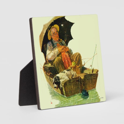 Gone Fishing Fotoplatte (Vorderseite)