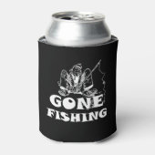 Gone Fishing Funny Custom kann kühler Dosenkühler (Kanne Vorderseite)