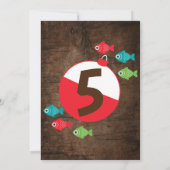 Gone Fishing Geburtstag Einladung (Rückseite)